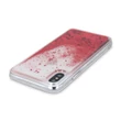 Samsung A202 Galaxy A20E, Szilikon tok, Liquid Sparkle, piros