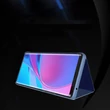 Samsung S911 Galaxy S23, Oldalra nyíló flip tok, Smart View, fekete