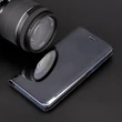 Samsung S911 Galaxy S23, Oldalra nyíló flip tok, Smart View, fekete