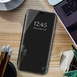 Samsung S911 Galaxy S23, Oldalra nyíló flip tok, Smart View, fekete