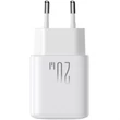 Joyroom JR-TCF20 1x USB-C, PD 3A 20W Hálózati gyorstöltő (+Type C - Lightning kábel), fehér