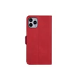 Xiaomi Redmi 12C, Oldalra nyíló flip tok, Smart Mono, piros