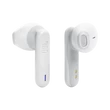 JBL Vibe Flex TWS, Bluetooth headset 5.2 mikrofon, mélyhang kiemelés, IP54 vízálló + töltőtok, fehér (JBLVFLEXWHT)