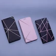 Samsung A236 Galaxy A23 5G, Oldalra nyíló flip tok, Smart Trendy, Linear 1 