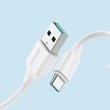 Joyroom S-A9 USB kábel, USB-A - USB-C, (2 méter 3A 18W), fehér