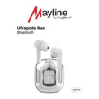 Mayline Ultrapods Max TWS 5.3, Bluetooth headset, fehér