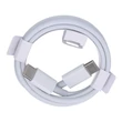 Apple MUF2AM/A iPhone 15 Széria USB kábel, USB-C - USB-C, (1 méter 60W), fehér