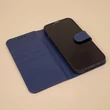 Samsung A566 Galaxy A56 5G, Oldalra nyíló flip tok, Smart Classic, kék