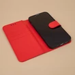 Honor 400 Lite, Oldalra nyíló flip tok, Smart Classic, piros