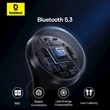 Baseus TWS Bowie E18, Bluetooth headset IPX4 vízálló (A00023800123-00), fekete