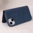 Honor 400, Oldalra nyíló flip tok, Smart Suede, kék