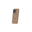 Apple iPhone 16E, Szilikon tok, Thin Magsafe,  barna