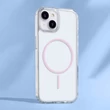 Apple iPhone 16 Pro, Szilikon tok, Thin MagSafe Ütésálló, rózsaszín
