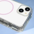 Apple iPhone 16 Pro, Szilikon tok, Thin MagSafe Ütésálló, rózsaszín