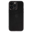 Samsung S928 Galaxy S24 Ultra, Szilikon tok, Protective Lens, fekete átlátszó