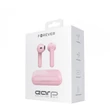 Forever TWE-110 TWS, Bluetooth headset beépített mikrofonnal, rózsaszín