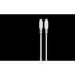 DEVIA EC636, USB kábel, USB-C - USB-C, (1 méter 3A 60W PD), fehér (Gyorstöltő)