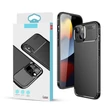 Samsung A245/A246/A256 Galaxy A24 4G/A24 5G/A25 5G, Szilikon tok, Carbon Armor, fekete