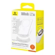 Baseus EnerFill FM11 Ultra-Mini, PD FQI 22,5W 10000mAh, Wireless PowerBank, Külső akkumulátor, fehér (P1008210E213-00)