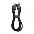 UGREEN L532 USB kábel, USB-C - USB-C, (1méter 240W), szürke (Gyorstöltő)