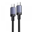 UGREEN L532 USB kábel, USB-C - USB-C, (1méter 240W), szürke (Gyorstöltő)