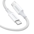 UGREEN US557 (15267) USB kábel, USB-C - USB-C, (1méter 5A 100W Fonott), szürke (Gyorstöltő)