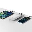 Baseus PPDML-M01 PD QC 20W 20000mAh, Külső akkumulátor (2XUSB + TYP C), fehér