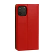Samsung A135/A136/A047 Galaxy A13 4G/A13 5G/A04S, Oldalra nyíló flip tok, Book Special (valódi olasz bőr), piros