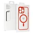 Apple iPhone 15 Plus, Szilikon tok, Magsafe, piros
