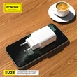 FONENG EU28 1XUSB-A 2,4A, Hálózati gyorstöltő (+Lightning USB kábel), fehér