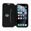 Huawei P40 Lite, Oldalra nyíló flip tok, Vennus Lite, fekete