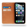 Apple iPhone 11, Oldalra nyíló flip tok, Book Special (valódi olasz bőr), fekete