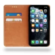 Xiaomi Redmi Note 12 5G (Global)/ Poco X5, Oldalra nyíló flip tok, Book Special (valódi olasz bőr), kék