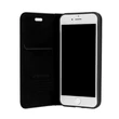 Huawei P20 Lite 2019, Oldalra nyíló flip tok, Carbon, fekete