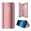 Xiaomi Redmi K20/K20 Pro/Mi 9T/9T Pro, Oldalra nyíló flip tok, Clear View, rózsaszín