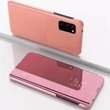 Xiaomi Redmi K20/K20 Pro/Mi 9T/9T Pro, Oldalra nyíló flip tok, Clear View, rózsaszín