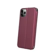 Xiaomi Redmi 12C, Oldalra nyíló flip tok, Smart Diva, bordó