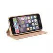 Apple iPhone 7/8/SE 2020/SE 2022, Oldalra nyíló flip tok, Smart, arany