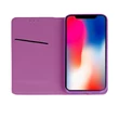 Samsung J415 Galaxy J4+ 2018, Oldalra nyíló flip tok, Smart, lila
