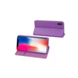 Samsung J415 Galaxy J4+ 2018, Oldalra nyíló flip tok, Smart, lila