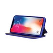 Samsung G970 Galaxy S10E, Oldalra nyíló flip tok, Vennus Soft, kék