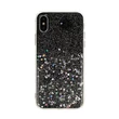 Huawei P20 Lite 2019, Szilikon tok, Brilliant (Csillámos), fekete