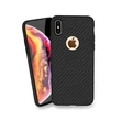 Samsung A205/A305 Galaxy A20/A30, Szilikon tok, Carbon Matt, fekete