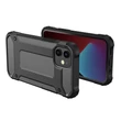 Apple iPhone 15 Pro, Szilikon tok, Armor, fekete
