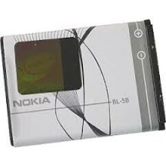 Nokia 3220/5140/6070/N80 -BL-5B, 3,7V 890mAh, Akkumulátor (Gyári) Li-Ion