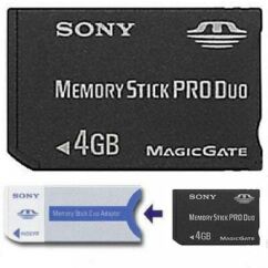 ProDuo 4GB, Memóriakártya (+Adapter)