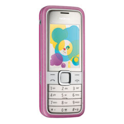 Nokia 7310 Sn elő+akkuf, Előlap, rózsaszín