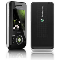 Sony Ericsson S500, Előlap, fekete