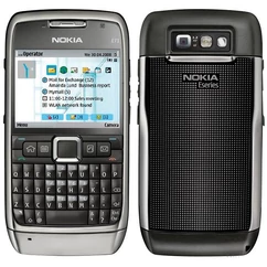 Nokia E71 elő+akkuf, Előlap, szürke