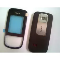 Nokia 3600 Sl elő+akkuf, Előlap, vörösbor